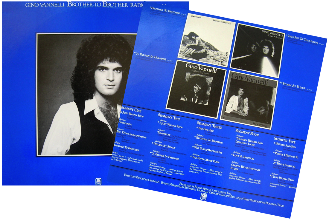 Gino Vannelli Brother To Brother Radio Special Interview CD 1979